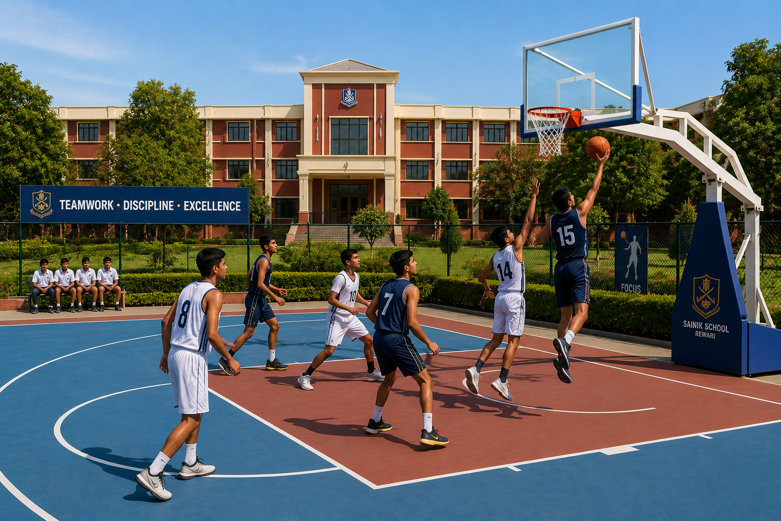 Basketball at Sainik School Ambikapur