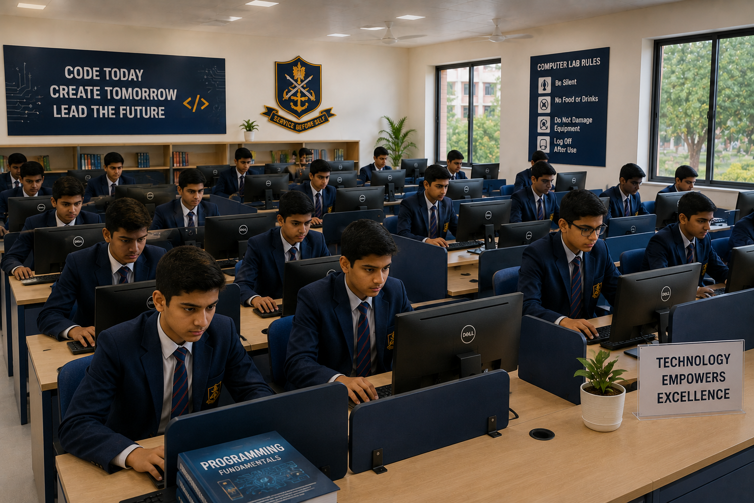 Residential campus life at Sainik School Ambikapur