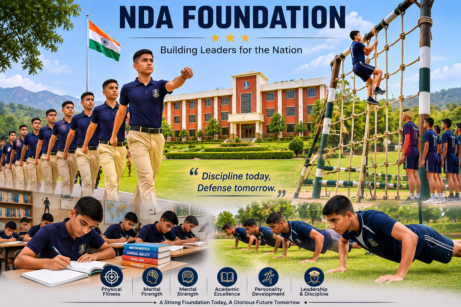 Defence and NDA preparation at Sainik School Ambikapur
